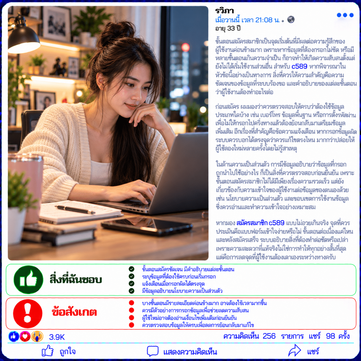 รวิภา อายุ 33 ปี